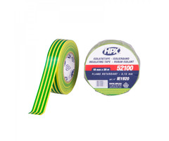 HPX HPX PVC Isolatietape VDE 20mtrx19mm Geel/Groen