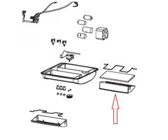 Dometic Dometic B1500/B1900 luchtafvoerrrooster