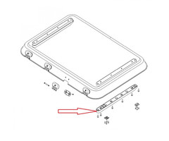 Dometic Dometic Heki 3 adapter rail+montagedelen 15-20