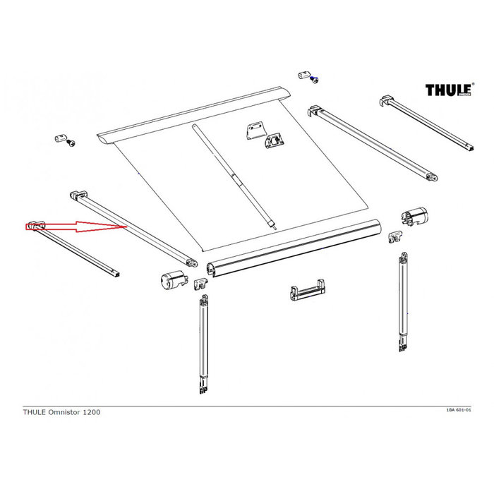 Thule Thule Rafter Arm Assy LH 1200 2.60
