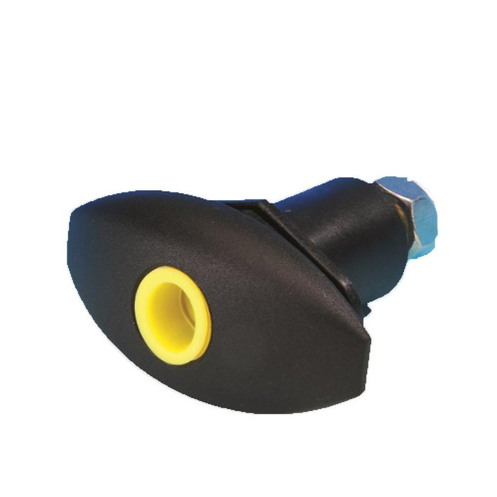 FjordOutdoor Garagedeur Sluiting Ovaal Zwart