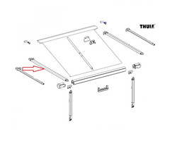 Thule Thule Rafter Arm Assy LH 1200 3.50/5.50