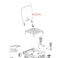 Thetford Thetford Triplex Fornuis Afdekglasplaat