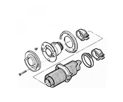 Truma Truma Wandschoorsteenset EW24 Crèmewit