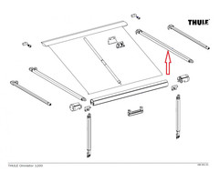 Thule Thule Rafter Arm Assy RH 1200 3.00/3.25
