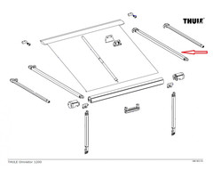 Thule Thule Rafter Arm Assy RH 1200 2.60