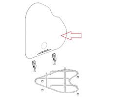 Thetford Thetford Hob 330 Komfoor Glasplaat Links