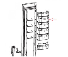 Dometic Dometic RML8230 Deurpaneel Compartiment Fendt
