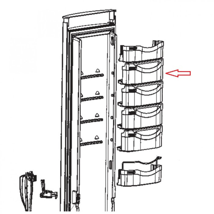 Dometic Dometic RML8230 Deurpaneel Compartiment Fendt