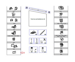 Thule Thule Connection Pieces Tension Rafter 3200