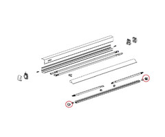 Thule Thule Endcap Roller Tube L+R 3200