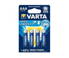 Varta Varta High Energy Alkaline Batterij AAA L03 4st.