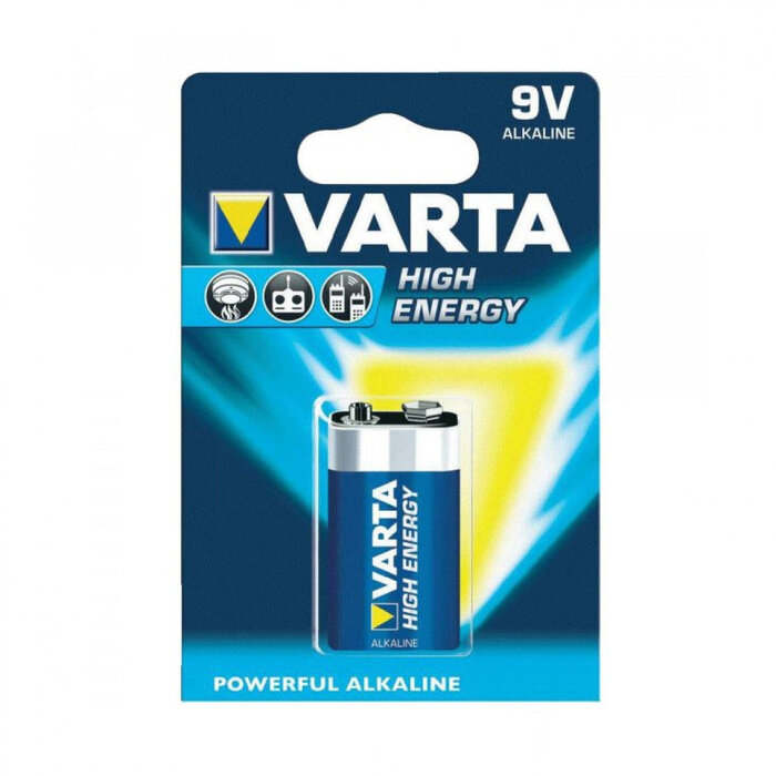 Varta Varta High Energy Alkaline Batterij 9 Volt