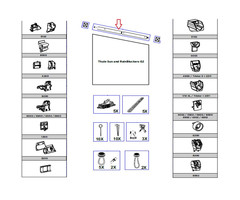 Thule Thule Tension Rafter Blocker G2 Oval 2.50 3200