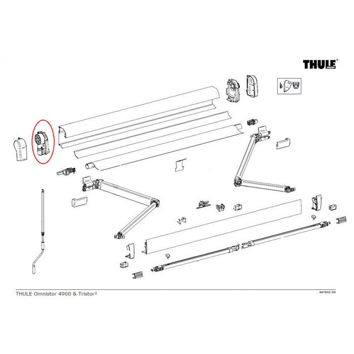 Thule Thule Opdraaimechanisme 4900