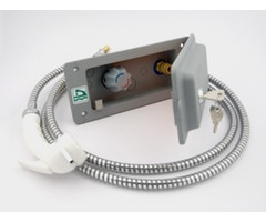 Reich Reich Buitendouche Aansluiting incl. Slot Licht Grijs