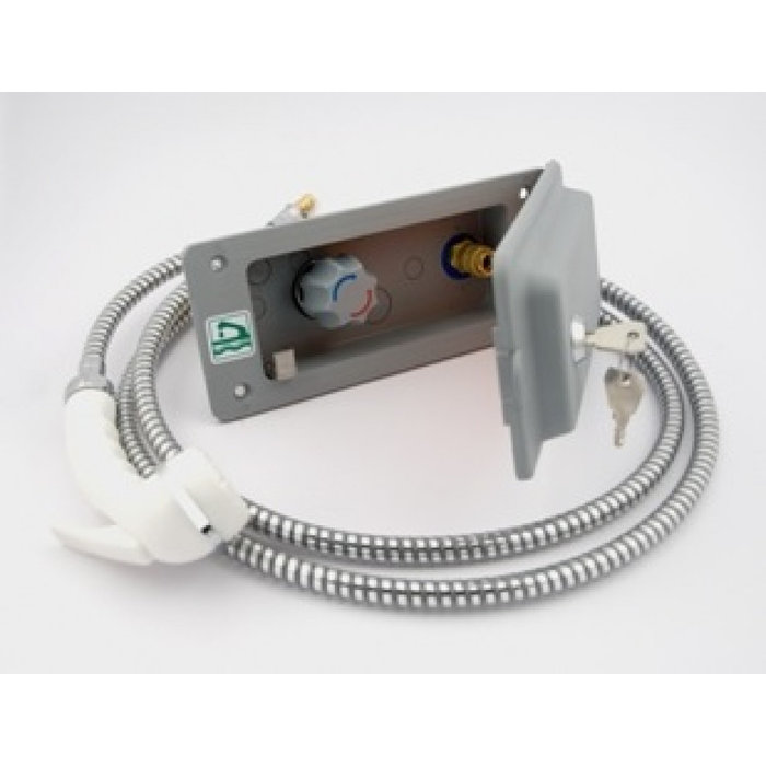 Reich Reich Buitendouche Aansluiting incl. Slot Licht Grijs