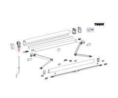 Thule Thule 4900 Binnenkap links antra
