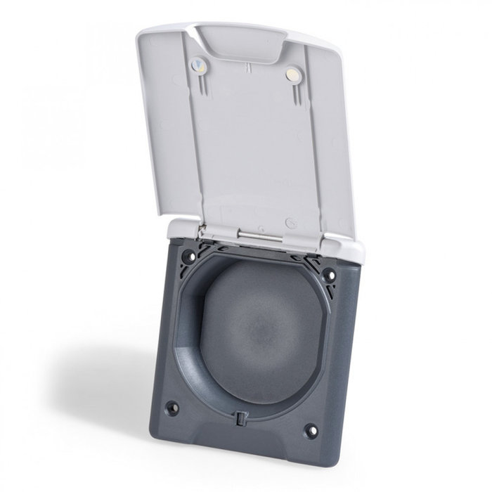 FjordOutdoor Inbouwstekkerdoos Dummy Plat Design 2014 Grijs