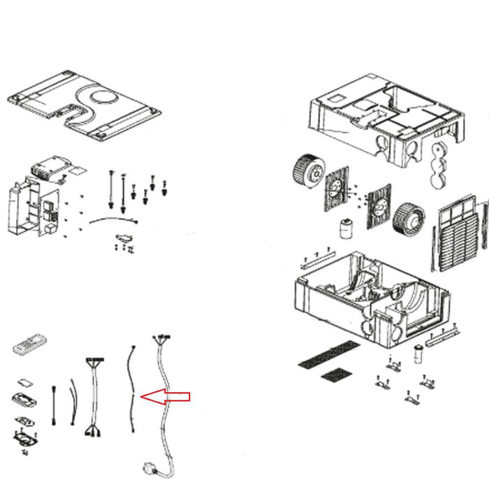 Dometic Dometic Verbindingskabel Electrisch Display FreshWell 3000
