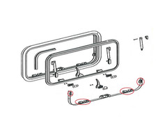 Dometic Dometic S7 Vergrendelingblok Raamuitzetter