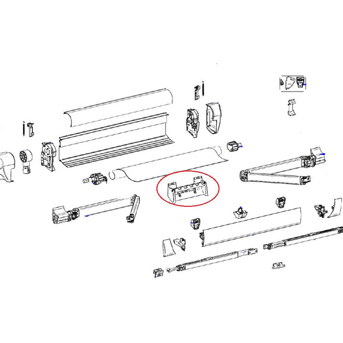 Thule Thule Support Roller Tube 5003
