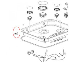 Thetford Thetford Hob 0118  Bevestigngspunt zwart