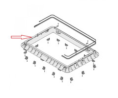 Dometic Dometic Heki 2 Buitenkader Crème