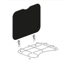 Thetford Thetford Basic Line 340 Komfoor Glasplaat zwart