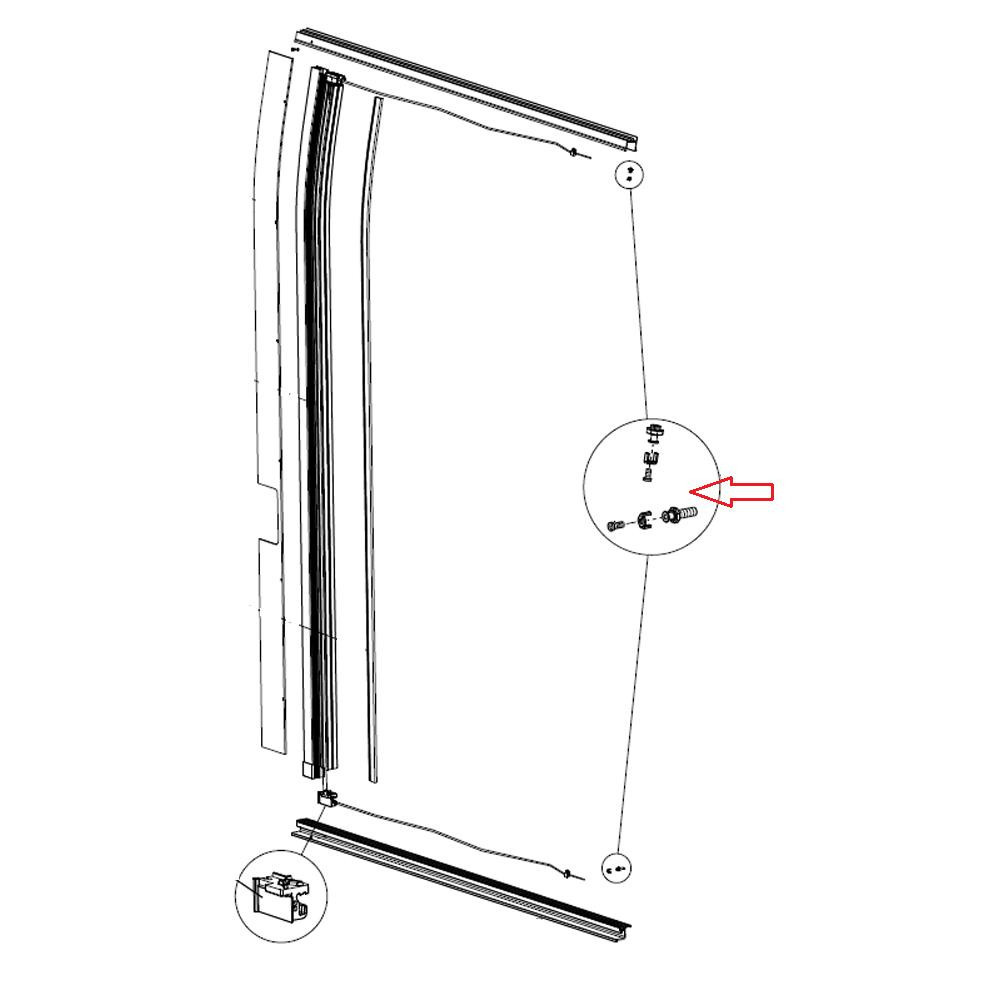 Dometic Dometic Hordeur Bevestiging