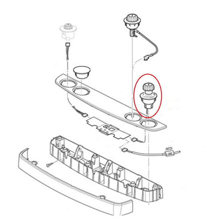 Truma Huls bedieningsknop S3004-S5004 kachel