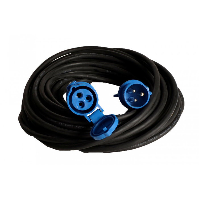 Vechline Vechline Verloopkabel PVC 3x1.5mm² CEE-CEE Contra 15m