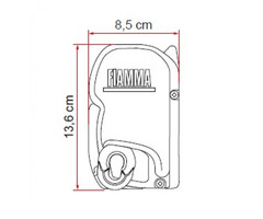 Fiamma Fiamma F45S 260 Deep Black-Royal Grey