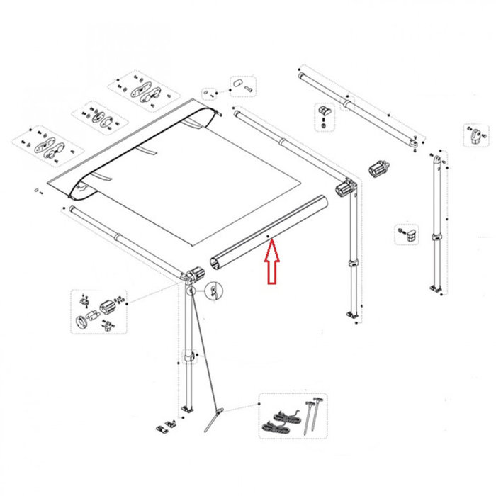 Fiamma Fiamma CaravanStore XL Roller Tube 440