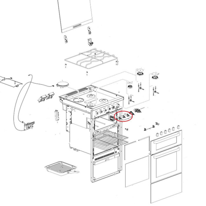 Thetford Thetford Fornuis GasTap Brander Aspire 1