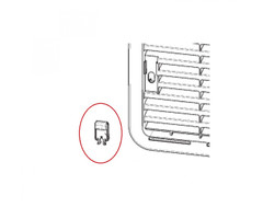 Dometic Dometic L500 Glijder Luchtafvoerrooster Zwart