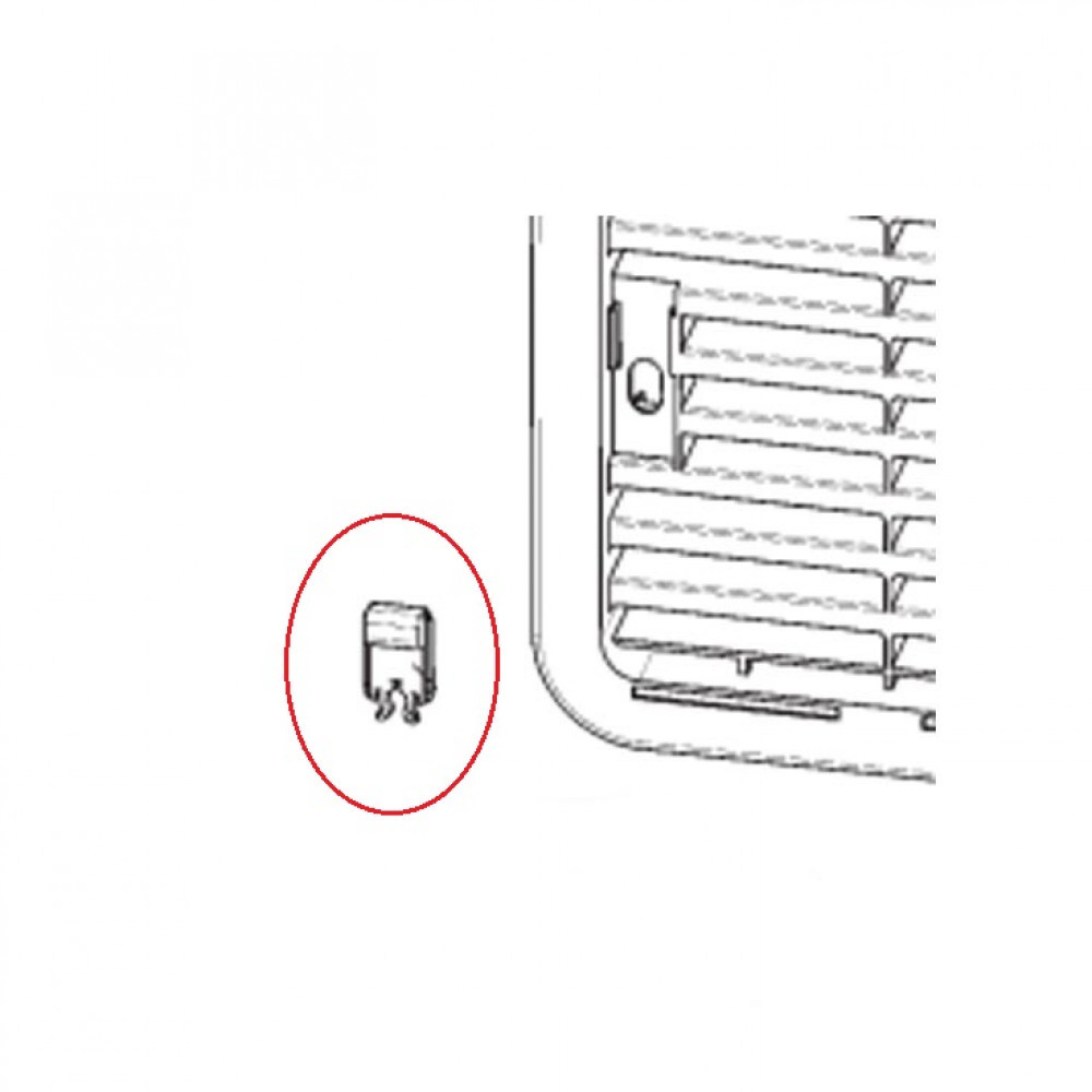 Dometic Dometic L500 Glijder Luchtafvoerrooster Zwart