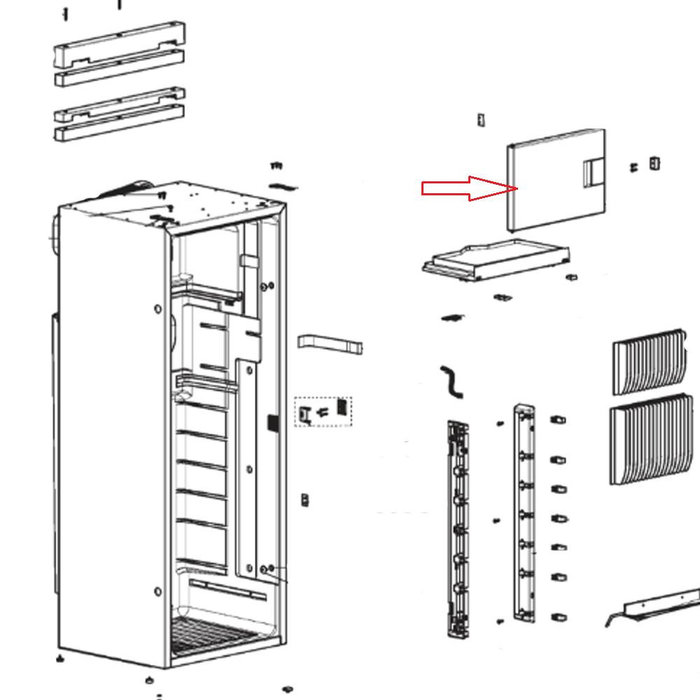 Dometic Dometic Deur Invriescompatiment