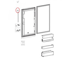 Dometic Dometic RM8405 Knop Deurvergrendeling Rechter Scharnier