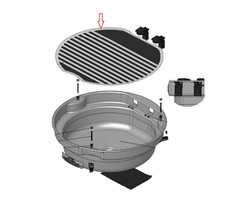 Thetford Thetford Glasplaat Spoelbak Round Black SBL30XX