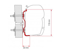 Fiamma Fiamma Hymer Adapter >2016 300 F45