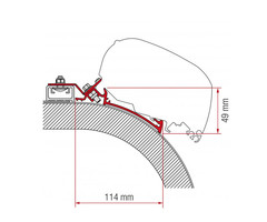 Fiamma Fiamma Rapido Distinction Adapter 400 F65/F80
