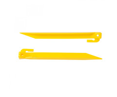 Campking 100 stuks Campking Tentharing ABS 30cm 100st