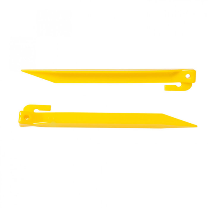 Campking 100 stuks Campking Tentharing ABS 30cm