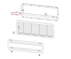 Dometic Dometic L200 Kader Bodem Wit