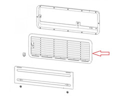Dometic Dometic LS200 Luchtafvoerrooster Bodem Fiat Bianco