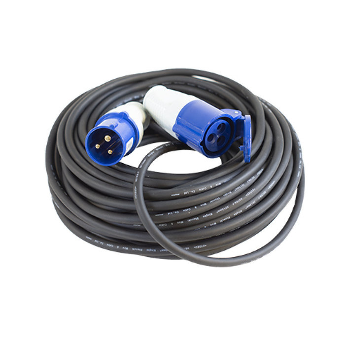 Vechline Vechline Verloopkabel 3x1,5mm² CEE-CEE Contra 25m