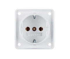 Berker 5 stuks Berker Contactdoos 230V Inbouw Wit