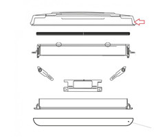 Fiamma Fiamma Dakluikkap 50x50cm Crystal