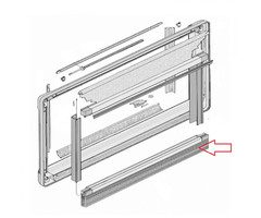 Dometic Dometic S3/S4 Verduisteringsrollo Aluminium/Wit 110x70